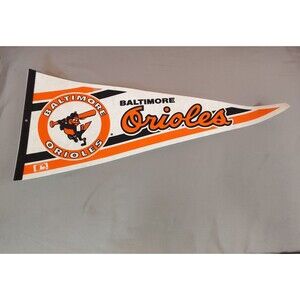 Vintage MLB Baltimore Orioles Baseball Pennant 12"x30"